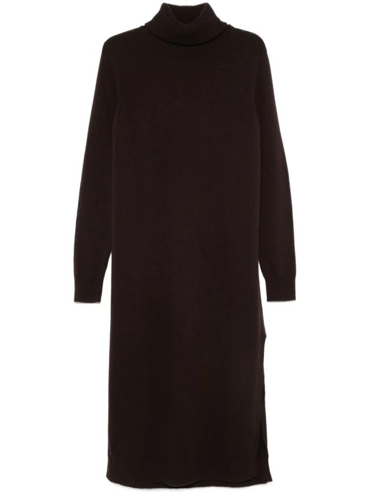 Roberto Collina roll-neck midi dress - Brown Cover