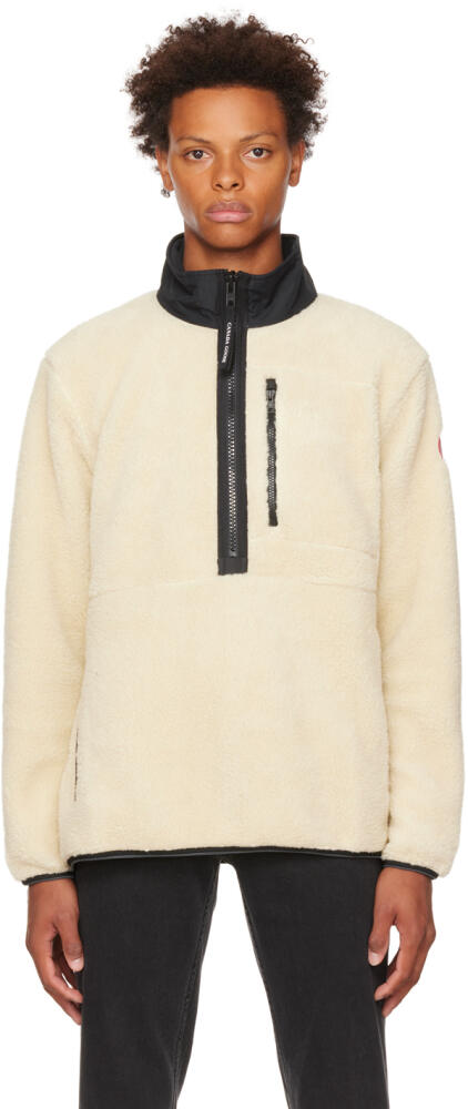 Canada Goose Beige Renfrew Sweatshirt Cover