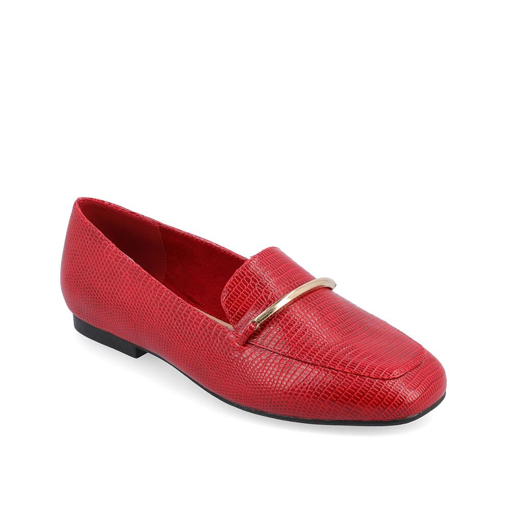 Journee Collection Wide Width Wrenn Loafer | Women's | Red Cover