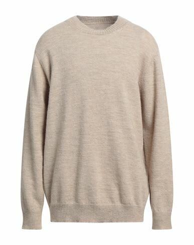 Maison Margiela Man Sweater Beige Wool, Alpaca wool Cover