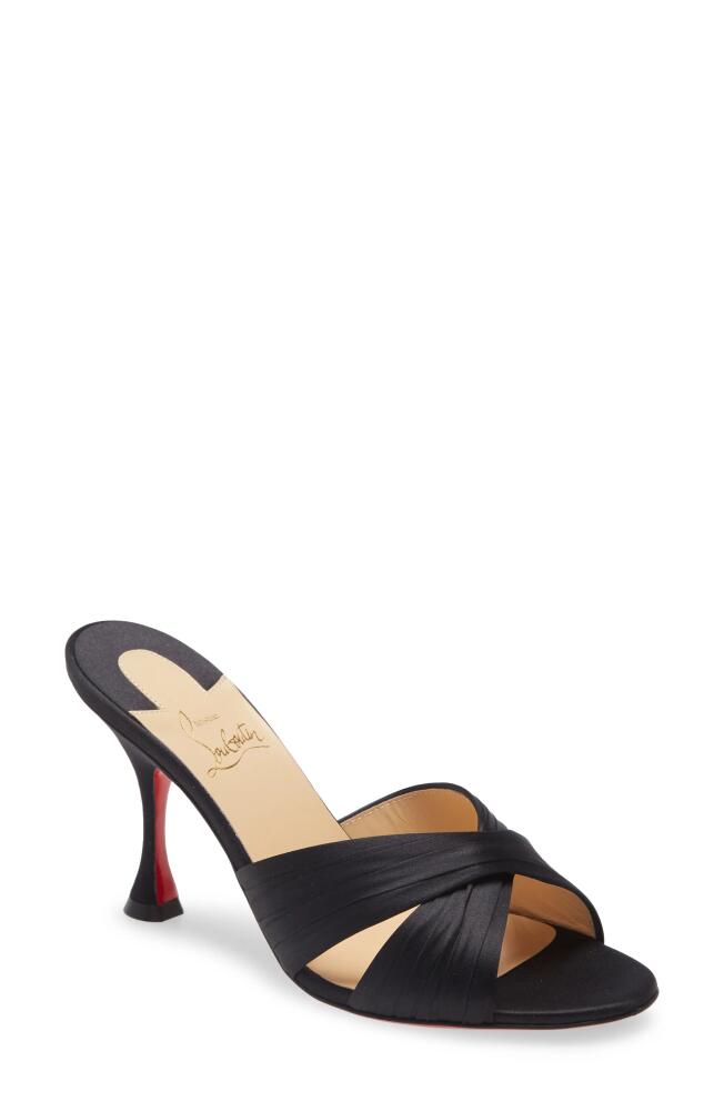 Christian Louboutin Nicol Is Back Slide Sandal in Black Cover