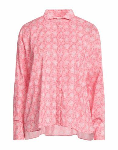 Fedeli Woman Shirt Pink Cotton, Elastane Cover