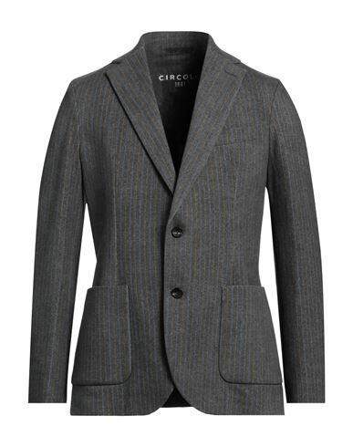 Circolo 1901 Man Blazer Grey Cotton, Elastane Cover