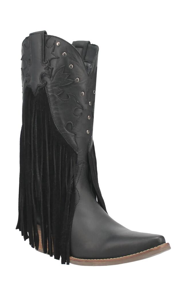 Dingo Hoedown Fringe Western Boot in Black Cover