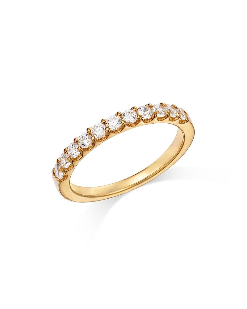 Bloomingdale's Fine Collection Round Cut Certified Diamond Band in 14K Yellow Gold, 0.50 ct. t. w. - Exclusive Cover