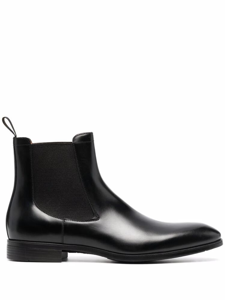 Santoni leather Chelsea boots - Black Cover