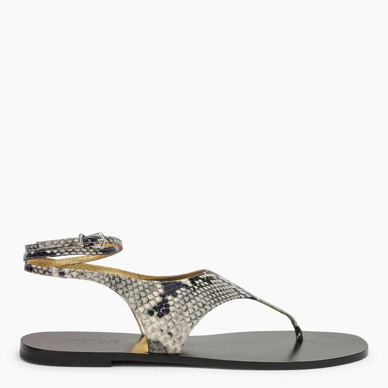 Paris Texas Amalfi thong sandal in leather Cover