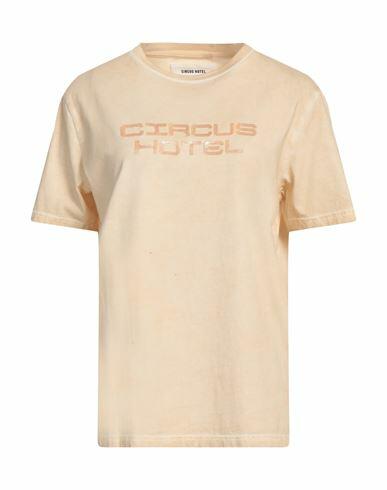 Circus Hotel Woman T-shirt Beige Cotton Cover