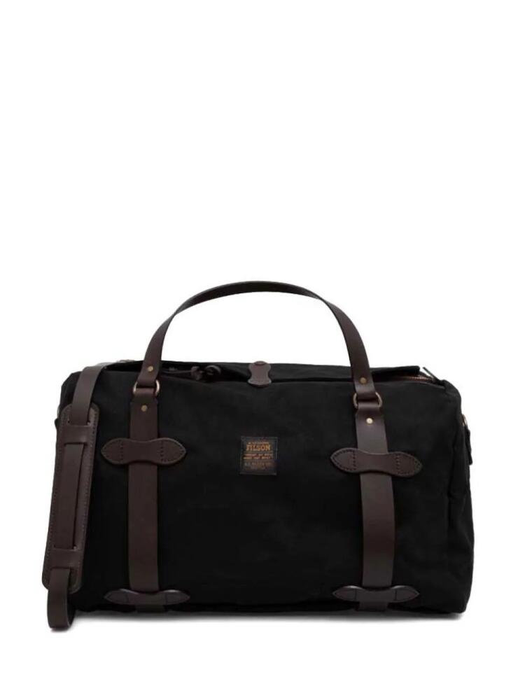 Filson medium leather duffle bag - Black Cover