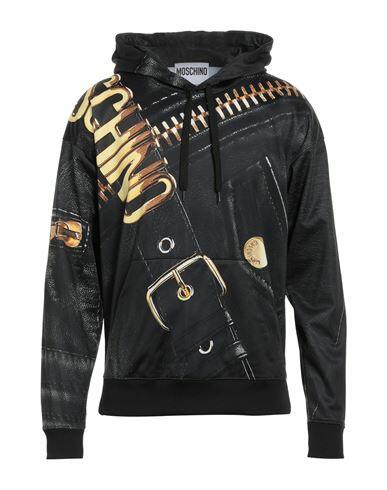 Moschino Man Sweatshirt Black Polyester Cover