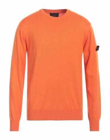 Peuterey Man Sweater Orange Cotton, Wool Cover