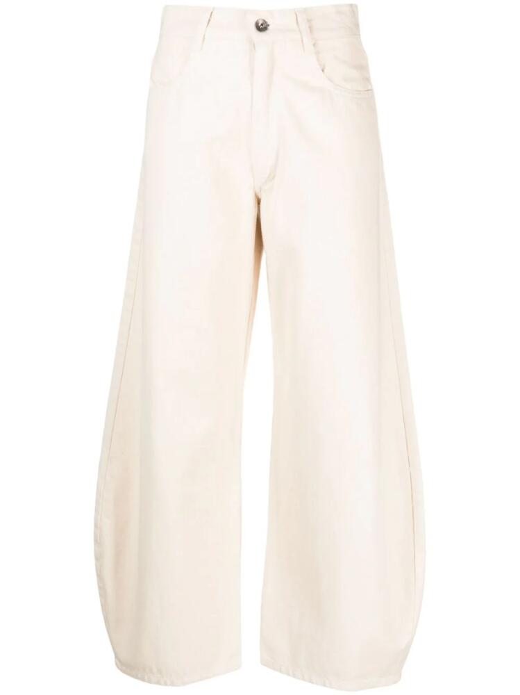 Henrik Vibskov Pipette wide-leg jeans - Neutrals Cover