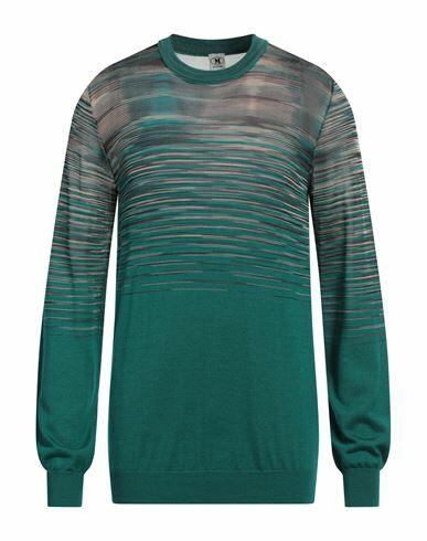 M Missoni Man Sweater Green Cashmere, Silk Cover