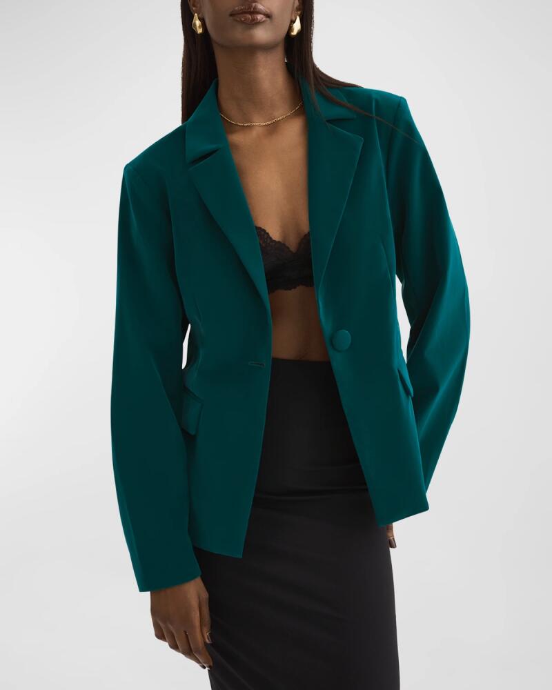 LaMarque Lottie Single-Button Cutaway Blazer Jacket Cover