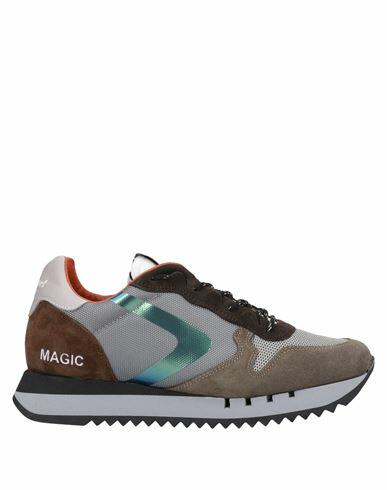 Valsport Man Sneakers Grey Soft Leather, Textile fibers Cover