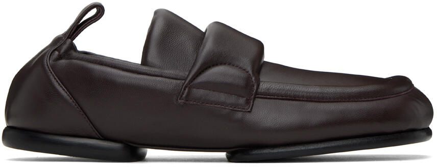 Dries Van Noten Burgundy Padded Loafers Cover