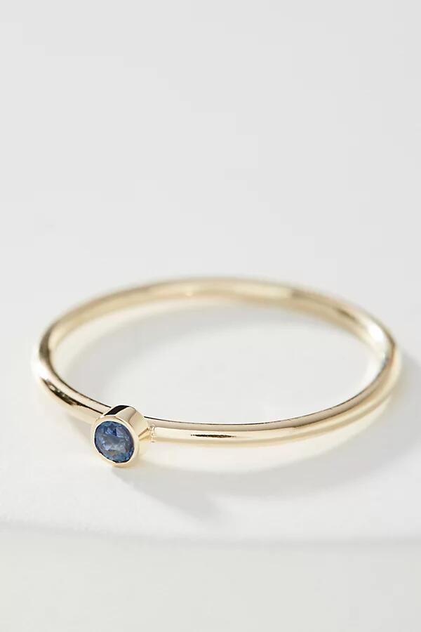 Maya Brenner 14K Yellow Gold Birthstone Ring Cover