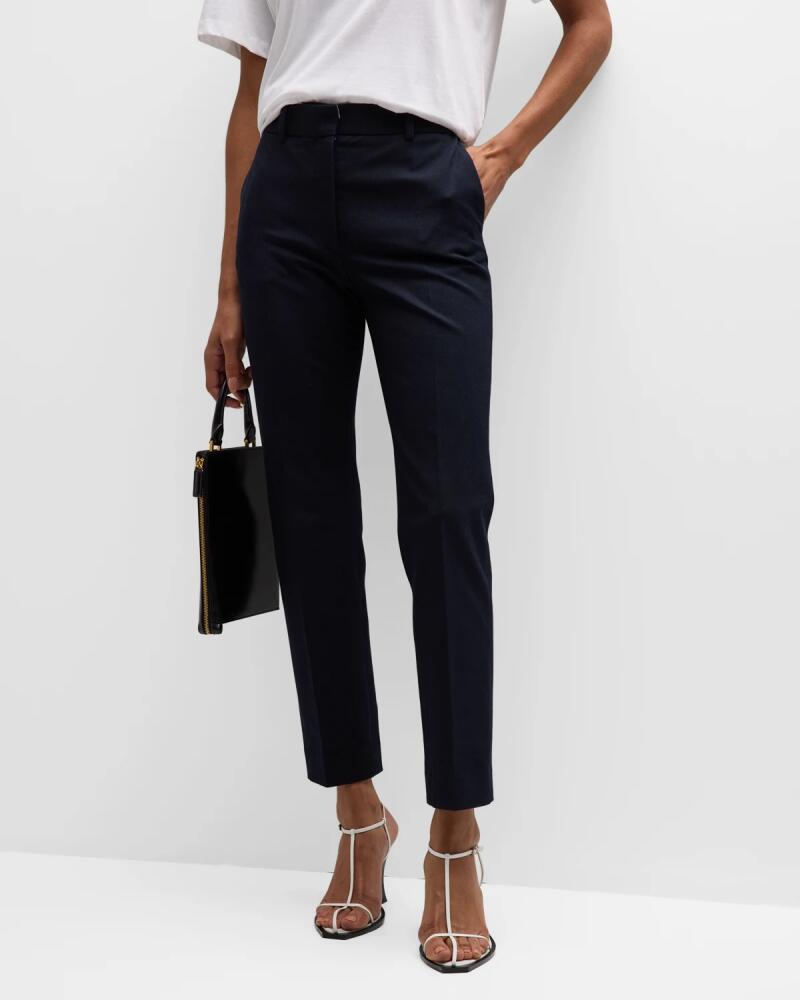 Joseph Coleman Cropped High-Rise Gabardine Pants Cover