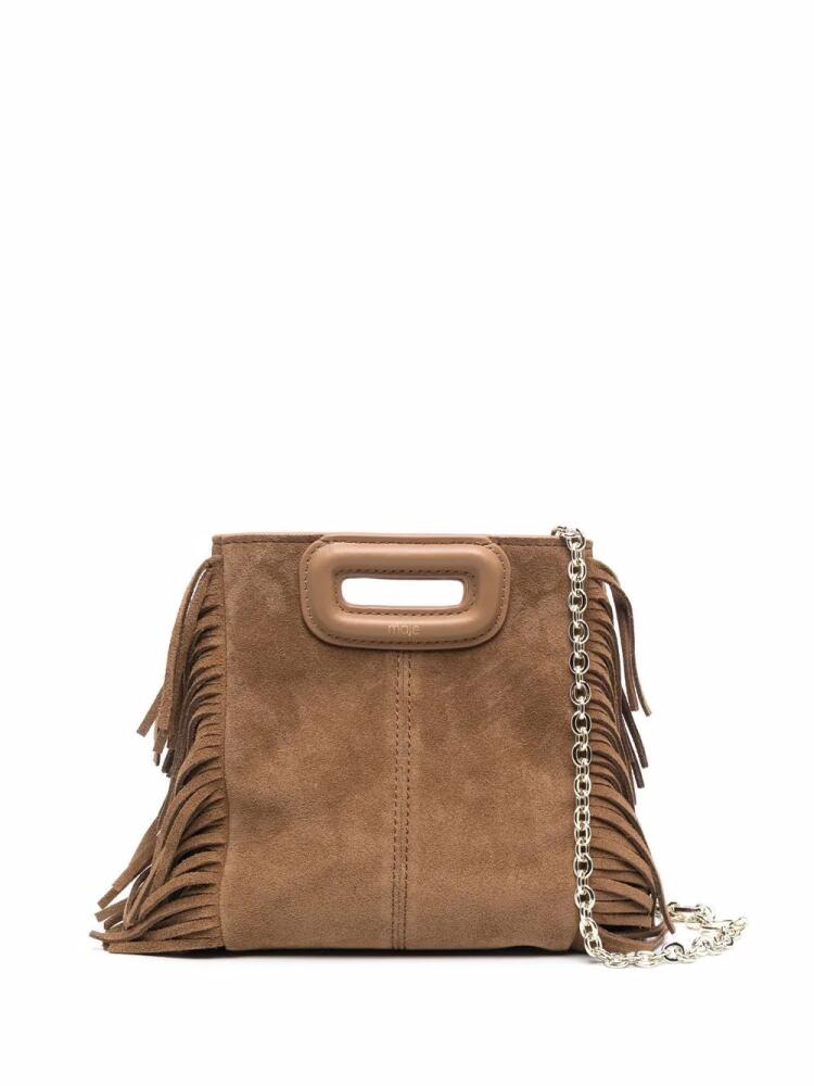 Maje M suede mini bag - Brown Cover