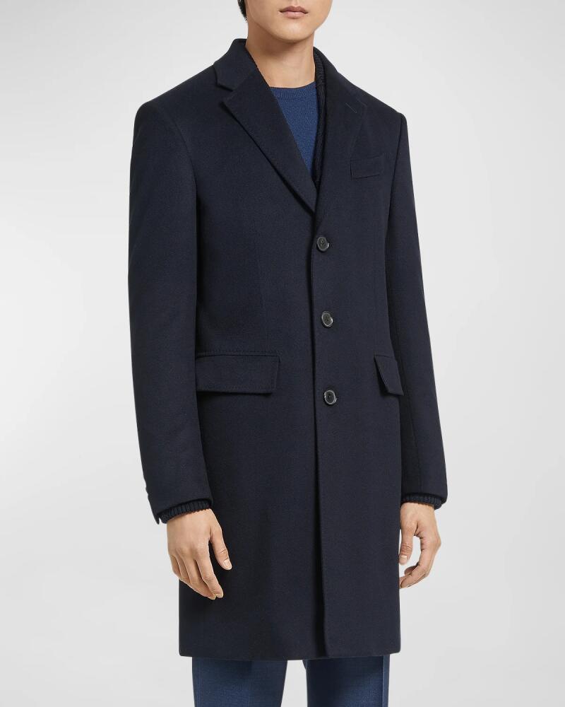 ZEGNA Men's Oasi Cashmere Overcoat Cover