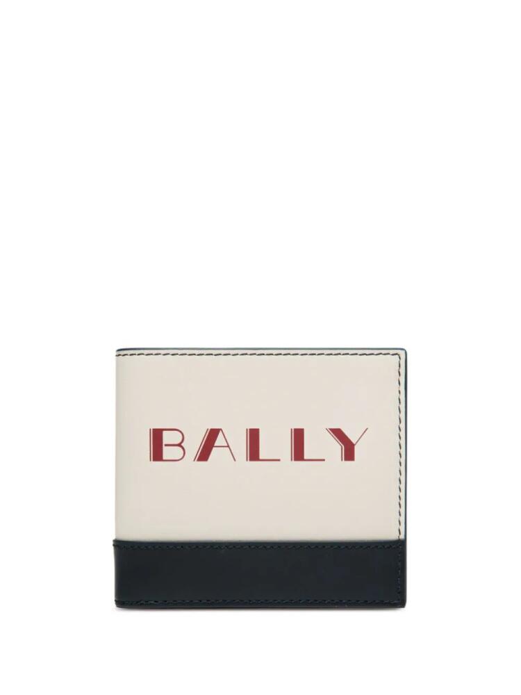 Bally logo-lettering leather wallet - Neutrals Cover