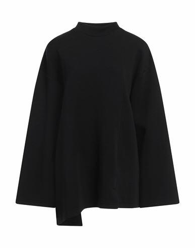 Y-3 Woman Sweatshirt Black Cotton, Polyester, Elastane Cover