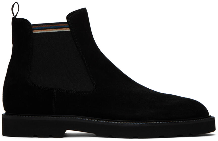 Paul Smith Black Argo Chelsea Boots Cover