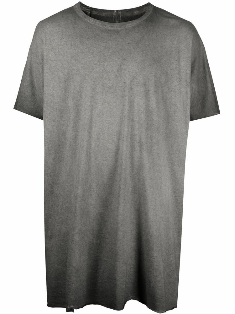 Boris Bidjan Saberi seam-detail T-shirt - Grey Cover