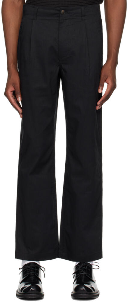 Saturdays NYC Black Dean Trousers Cover