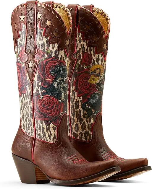 Ariat X Toe Rodeo Quincy Western Boots (Deep Mahogany) Women's Shoes Cover