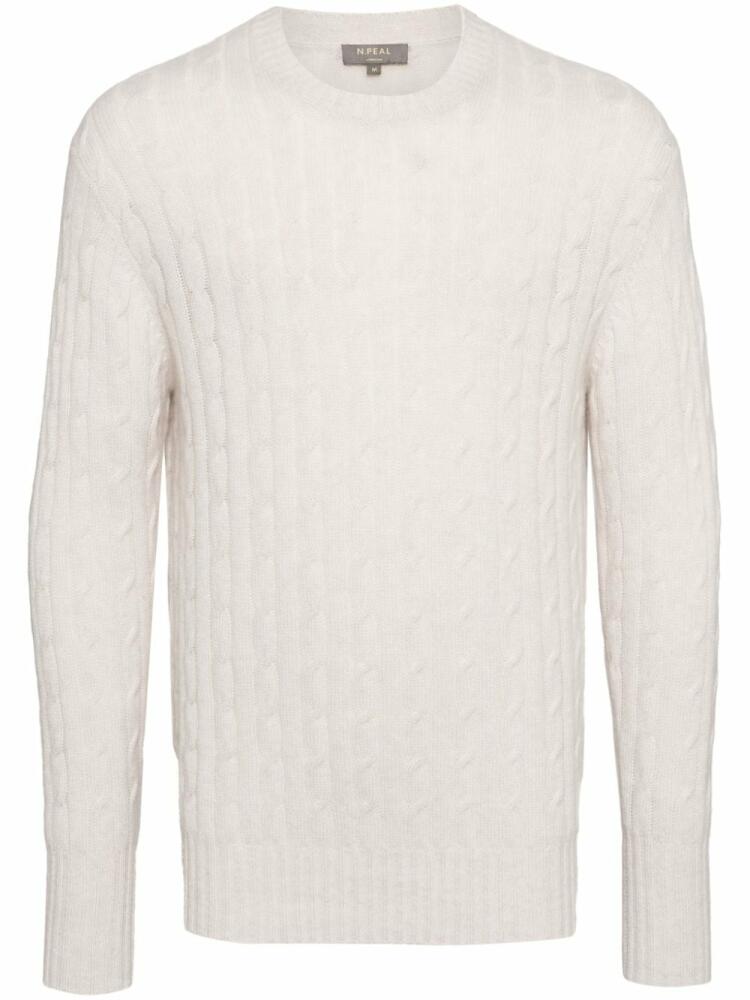 N.Peal Thames cashmere jumper - Neutrals Cover