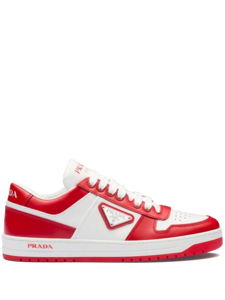 Prada Downtown two-tone sneakers - White Cover