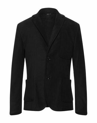 Daniele Alessandrini Man Blazer Black Polyester, Elastane Cover