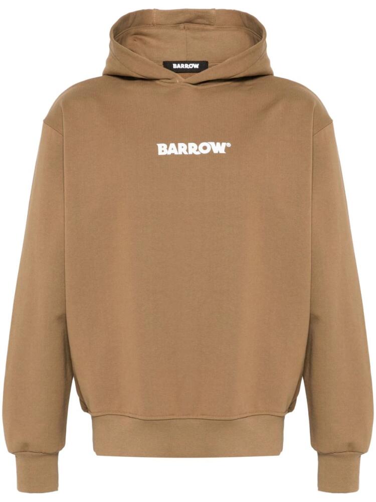 BARROW logo-print hoodie - Brown Cover