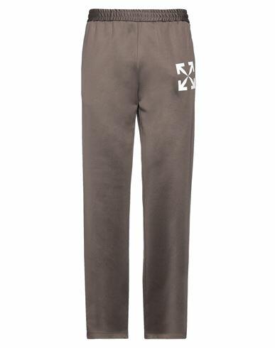 Off-white Man Pants Dove grey Polyamide, Cotton, Elastane Cover