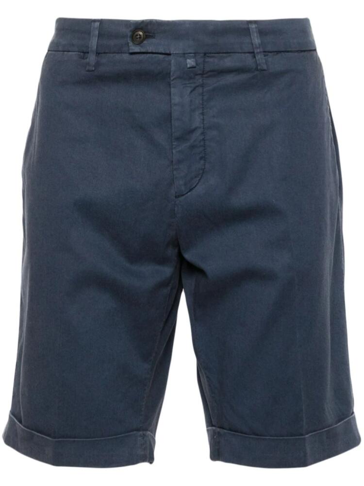 Corneliani gabardine-weave bermuda shorts - Blue Cover