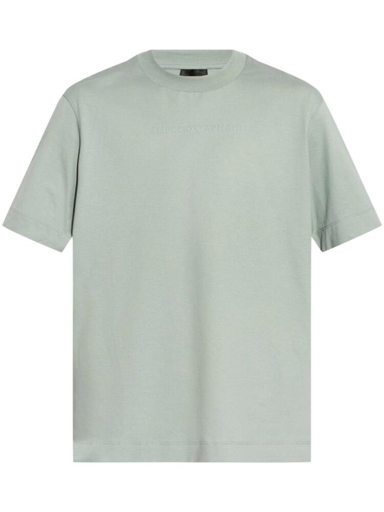 Emporio Armani Logo-embossed t-shirt - Green Cover