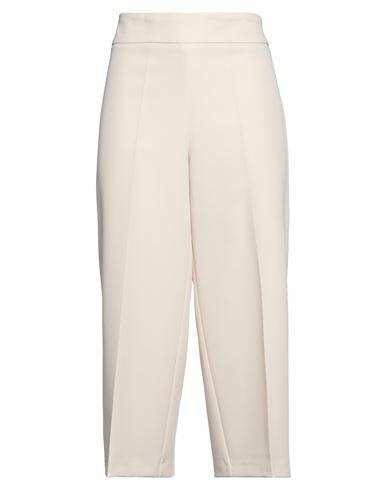 Twenty Easy By Kaos Woman Pants Cream Polyester, Elastane Cover