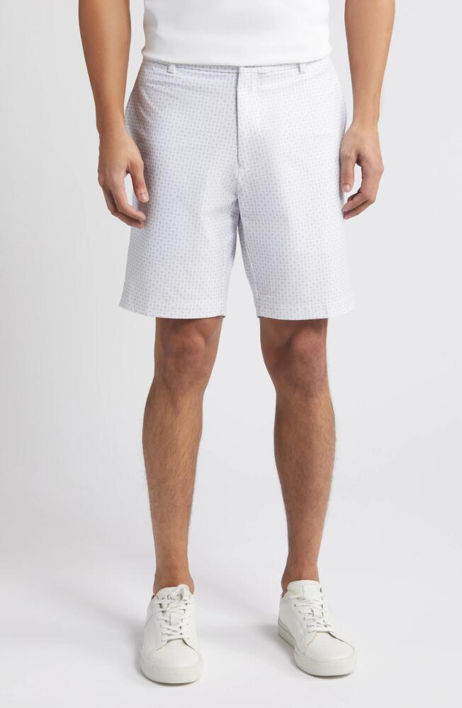 Peter Millar Salem Skull in One Performance Shorts in White Cover