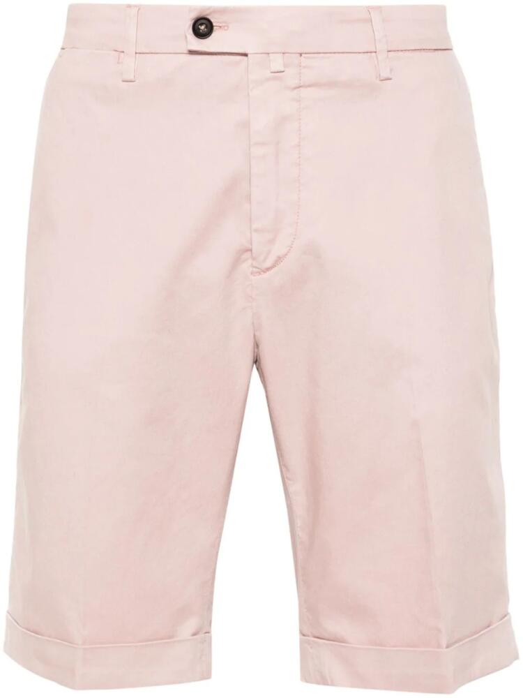 Corneliani gabardine bermuda shorts - Pink Cover