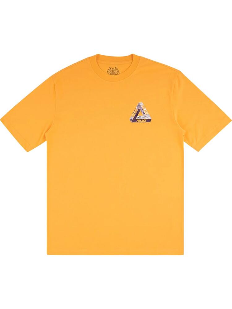 Palace Tri-Tex logo-print T-shirt - Yellow Cover