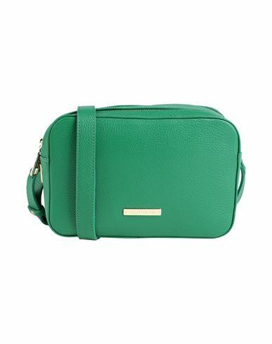 Tuscany Leather Woman Cross-body bag Green Soft Leather Cover