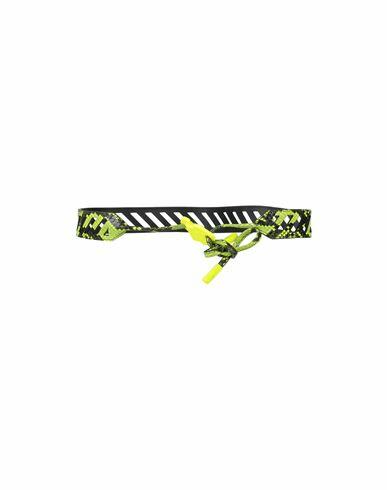 Off-white Woman Belt Acid green Soft Leather Cover