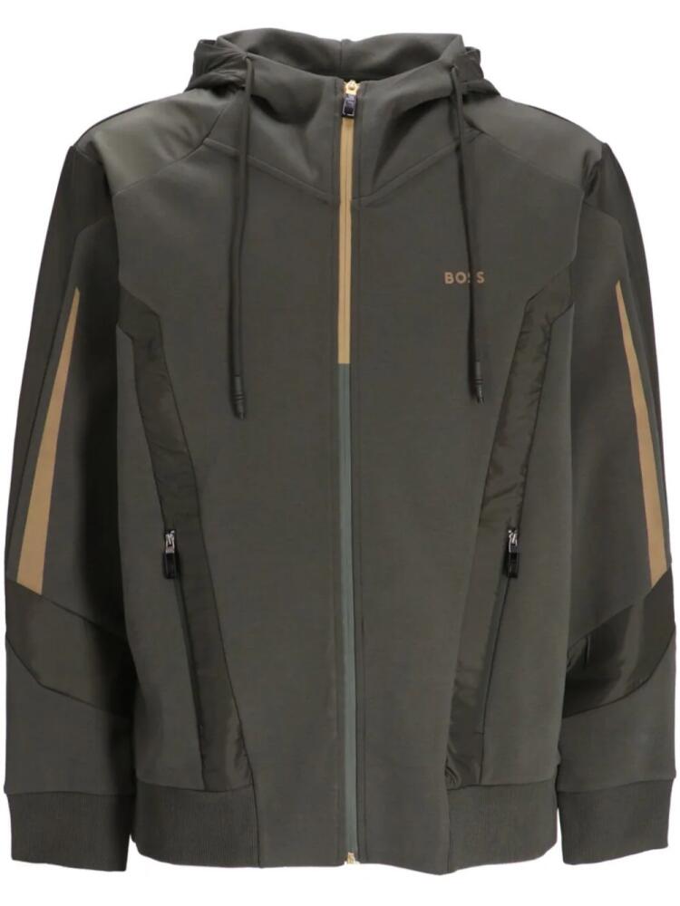 BOSS Saggon hooded jacket - Grey Cover