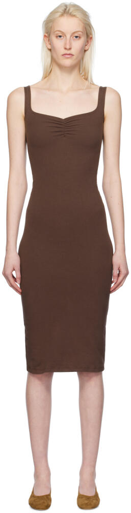 Gil Rodriguez Brown Corazon Midi Dress Cover