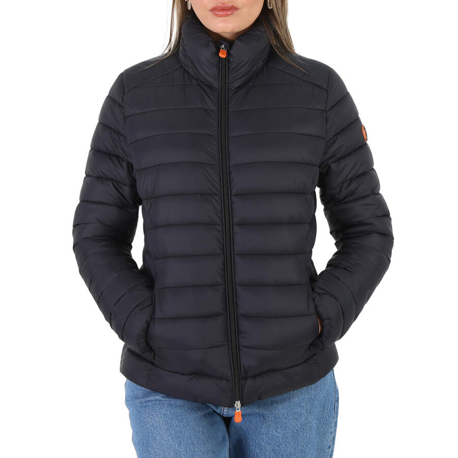 Save The Duck Ladies Black Carly Puffer Jacket Cover