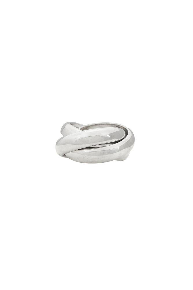 Lie Studio The Sofie Ring in Metallic Silver Cover