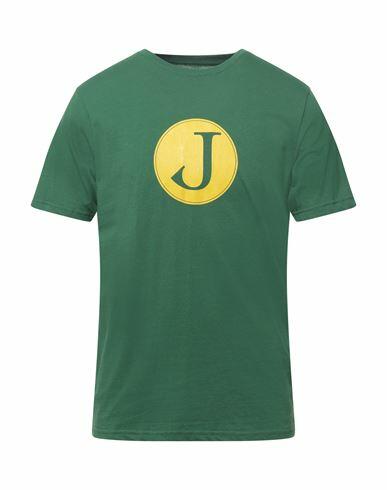 Jeckerson Man T-shirt Green Cotton Cover