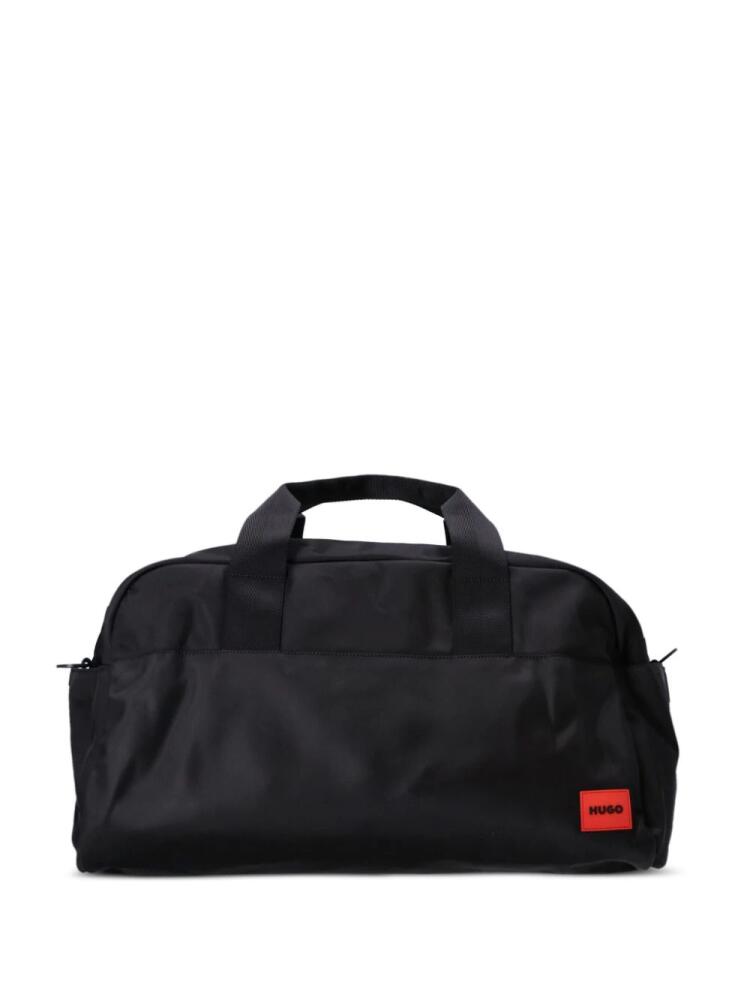 HUGO Ethon 2.0 logo-patch holdall - Black Cover