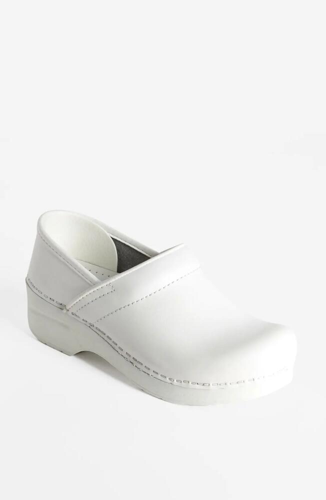 Dansko 'Professional' Clog in White Box Cover